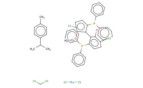 CHLORO[(S)-(-)-5,5'-DICHLORO-6,6'-DIMETHOXY-2,2'-BIS(DIPHENYLPHOSPHINO)-1,1'-BIPHENYL](P-CYMENE)RUTH